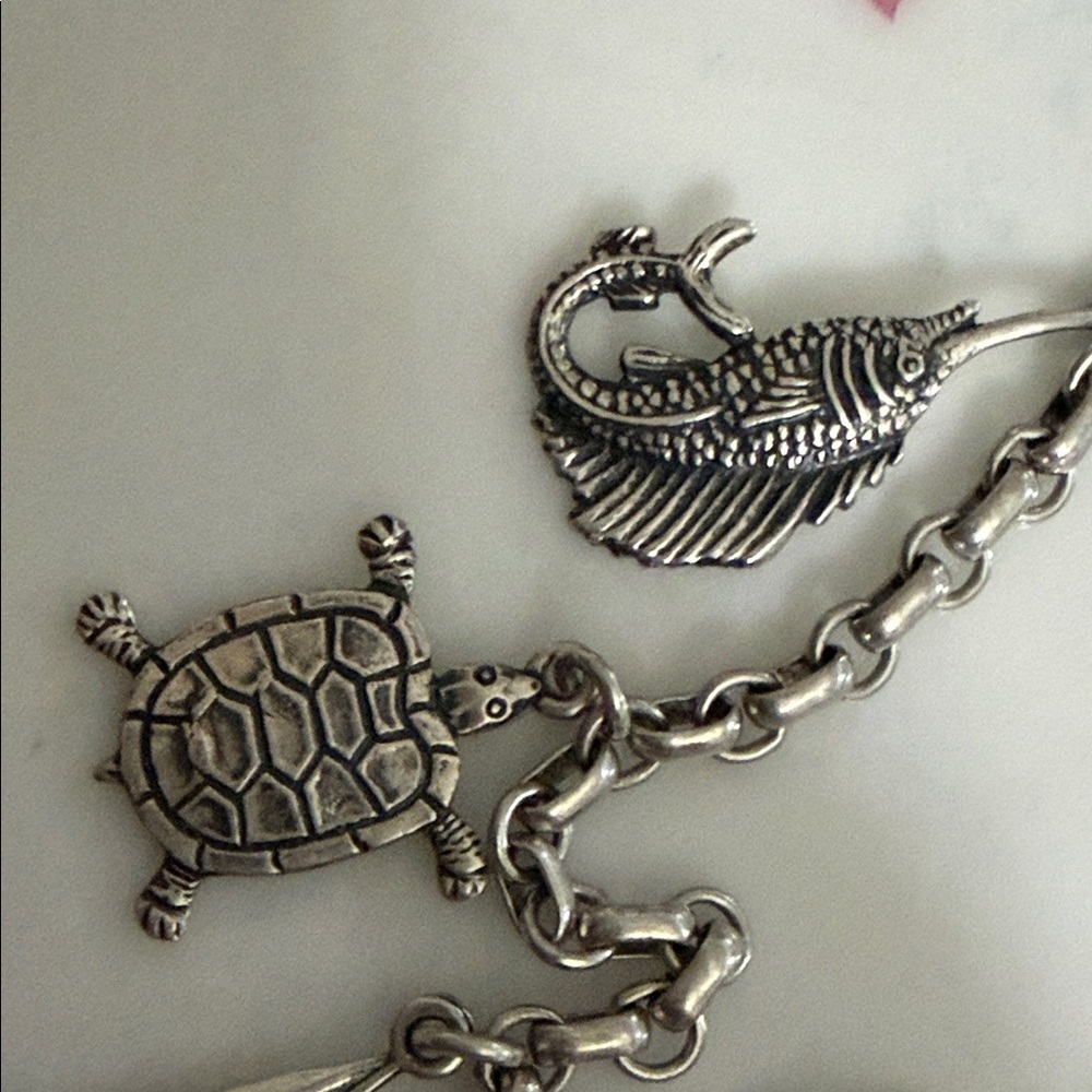 Vintage Sterling Beach Charm Bracelet (Final Price) - Picture 3 of 6